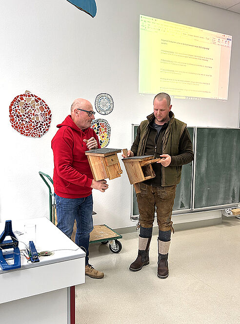 Breitegger hält Vortrag