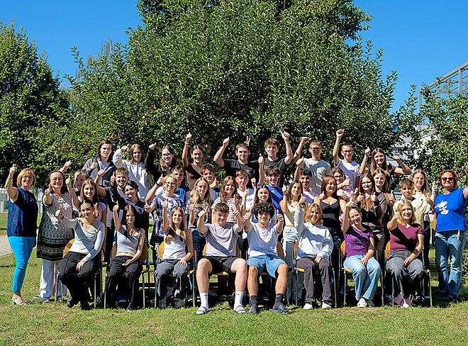Gruppenfoto alle Newcomer