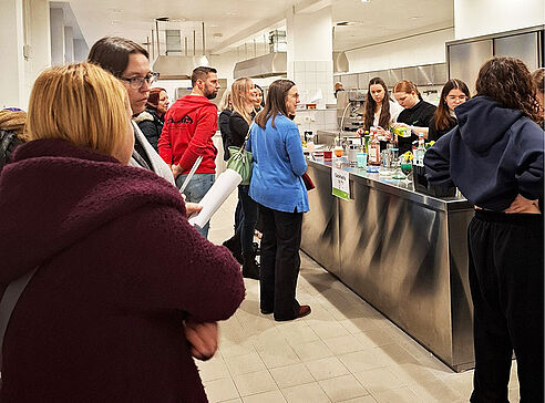 Einblick in die Gastroküche