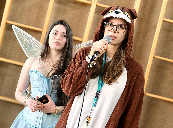 Moderation durch den Hund