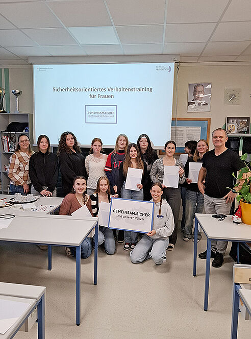 Gruppenbild Selbstverteidigungskurs 