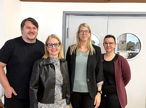 Cool-Team – vier LehrerInnen