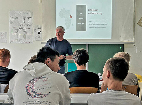 Vortrag in der Klasse