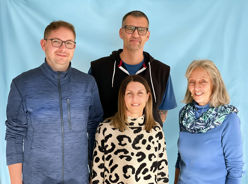 Jürden, Melanie, Michi, Gisi