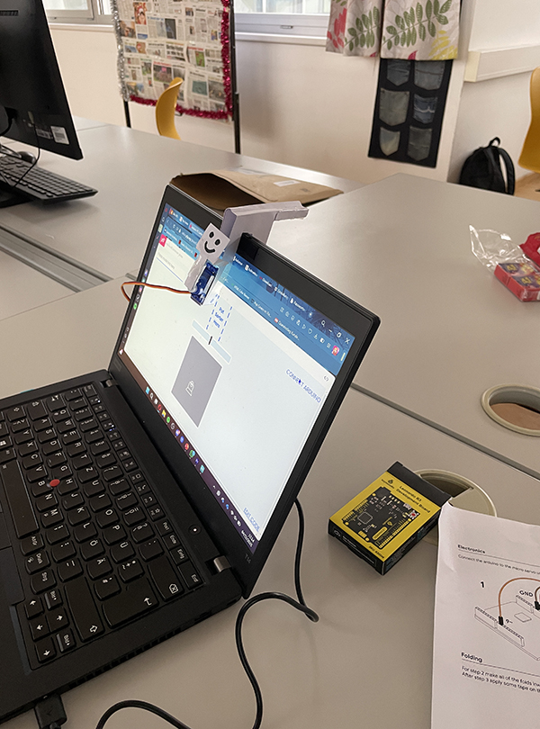 TinySorter auf dem Laptop