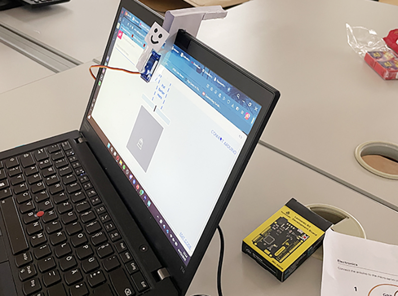 Laptop mit TinySorter