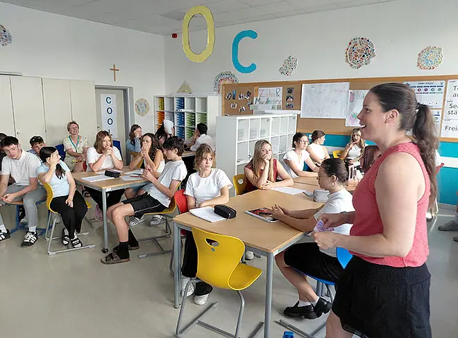 Finanzwissen für die Zukunft: Entrepreneurship-Day an der ECOLE Güssing — Foto der ecole güssing