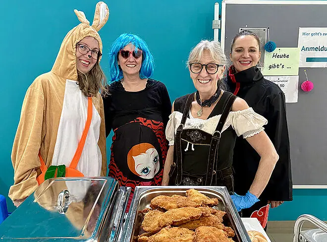 Gisi mit Schnitzeln