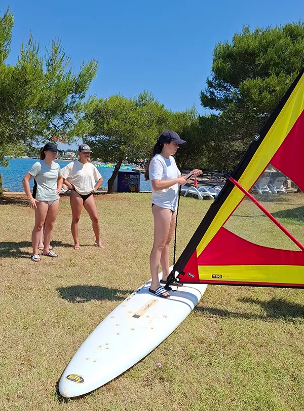 Sommersportwoche in Vrsar, Kroatien — Foto der ecole güssing