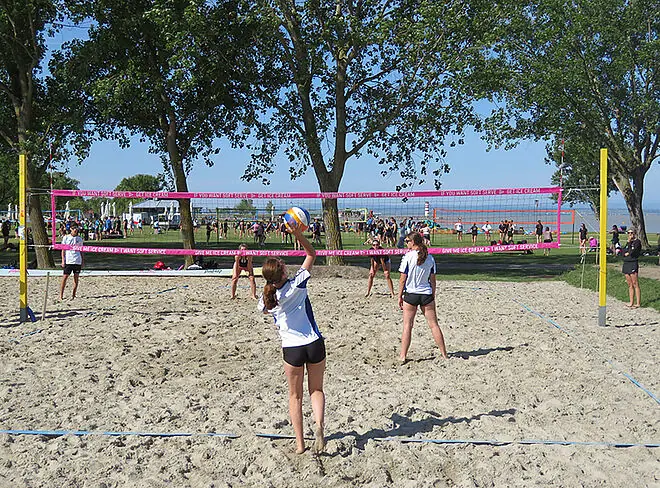 Beachvolleyball-Landesmeisterschaften 2026 in Podersdorf am Neusiedler See — Foto der ecole güssing