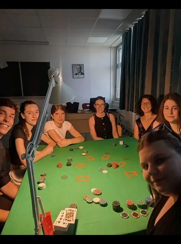 Mathematik trifft Casino! — Foto der ecole güssing