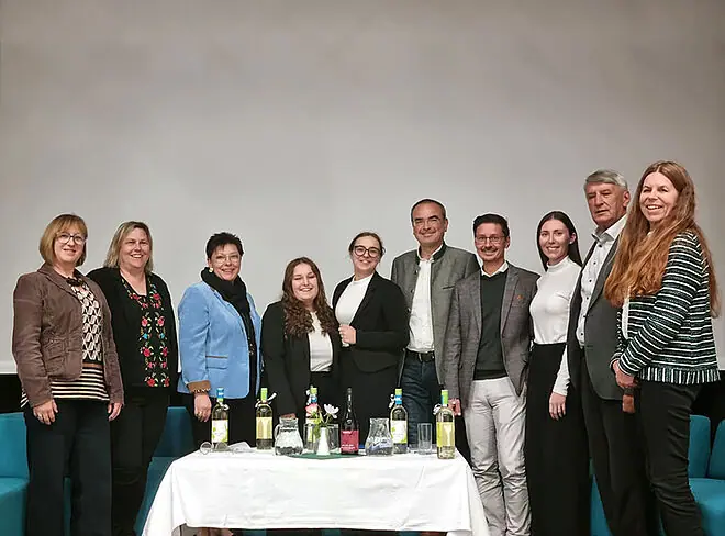 Gruppenbild auf der Bühne